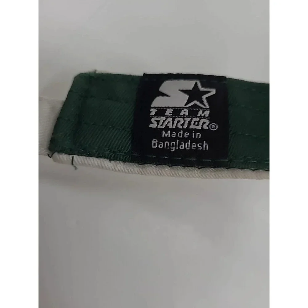 Team Starter Michigan State University Visor Hat Embroidered Adjustable